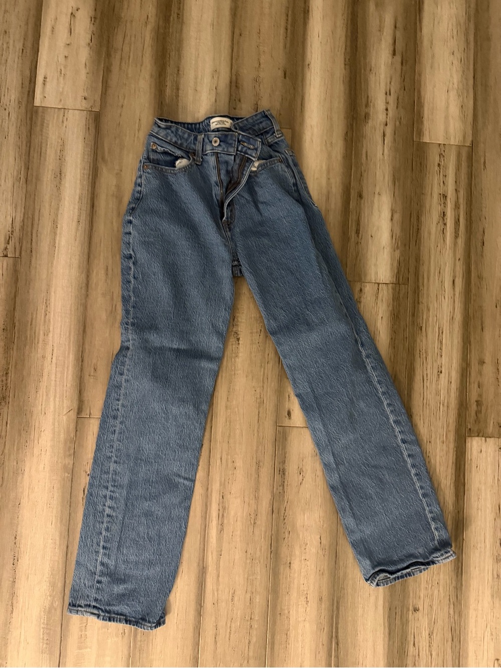 Abercrombie & Fitch Light Blue Straight Leg Jeans